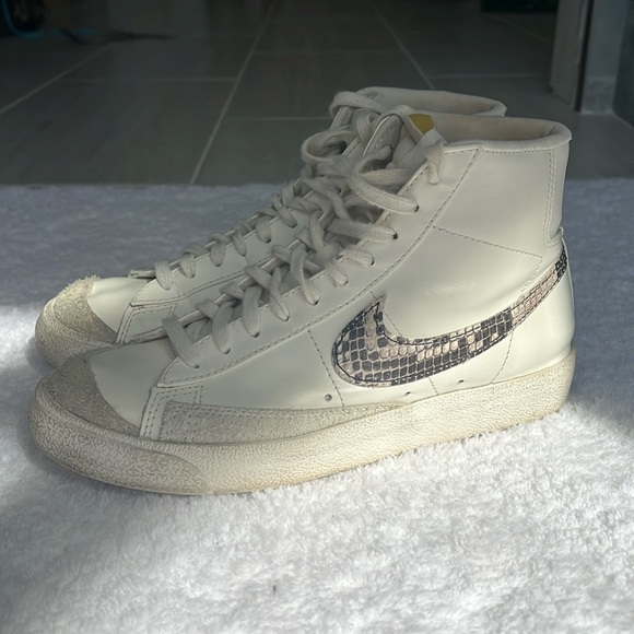 snakeskin nike blazers